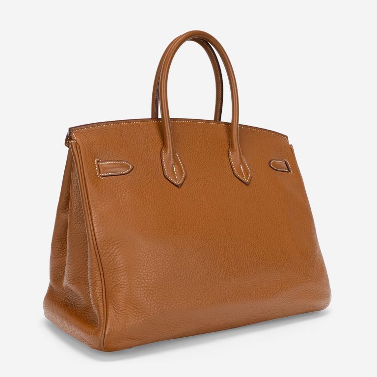 Pre-owned Hermès bag Birkin 35 Togo Gold Gold | Sell your designer bag on Saclab.com