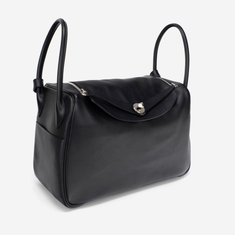 Pre-owned Hermès bag Lindy 34 Swift Black Black | Sell your designer bag on Saclab.com