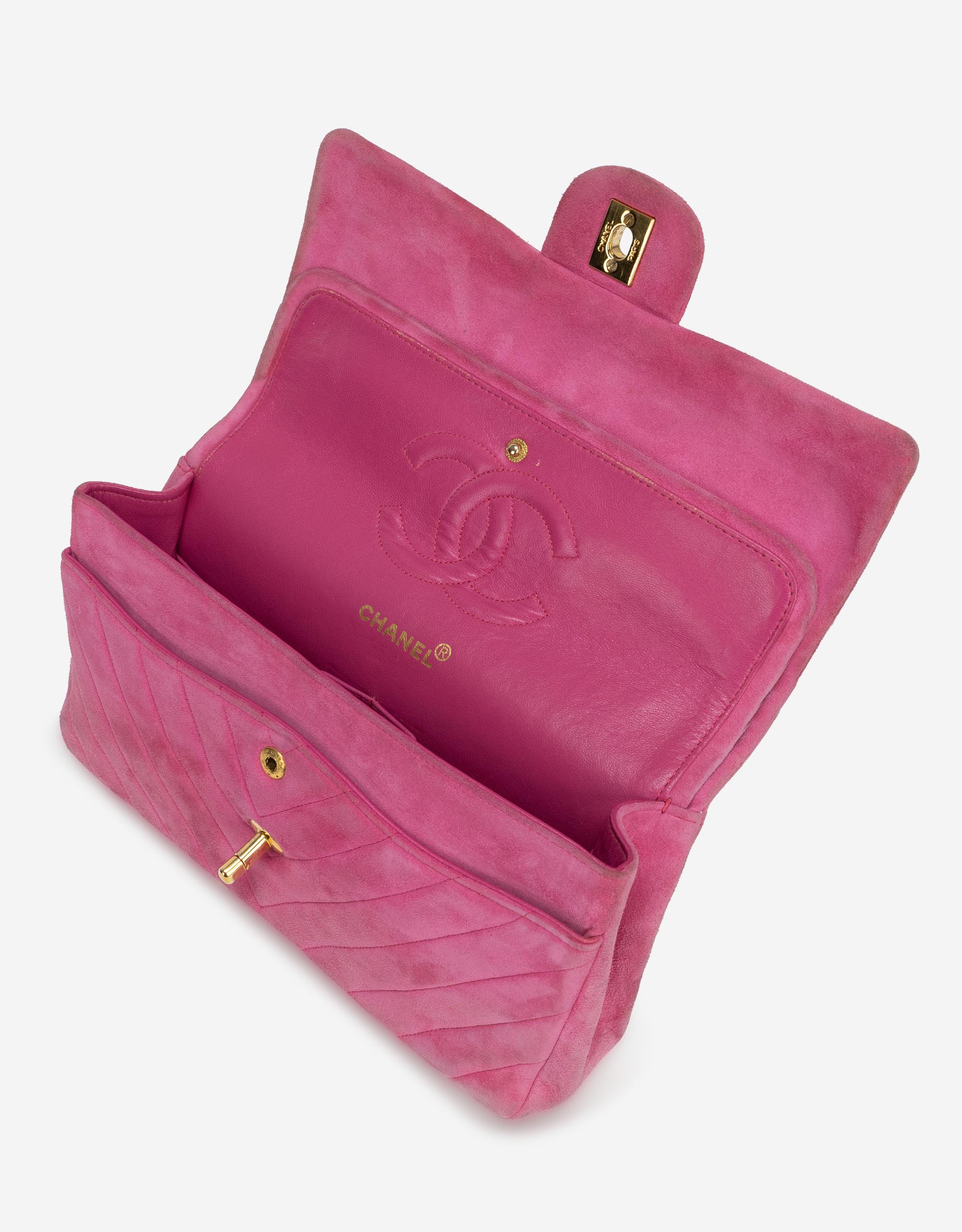 Timeless classique top handle leather crossbody bag Chanel Pink in