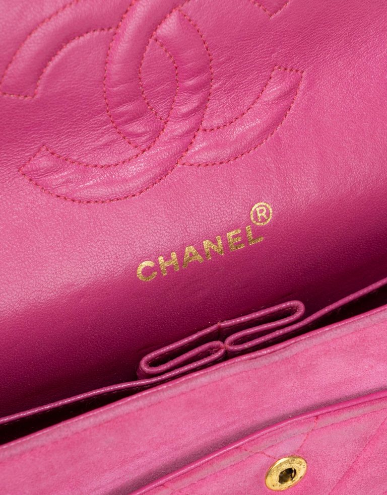 Pre-owned Chanel bag Timeless Medium Suede Pink Pink | Sell your designer bag on Saclab.com