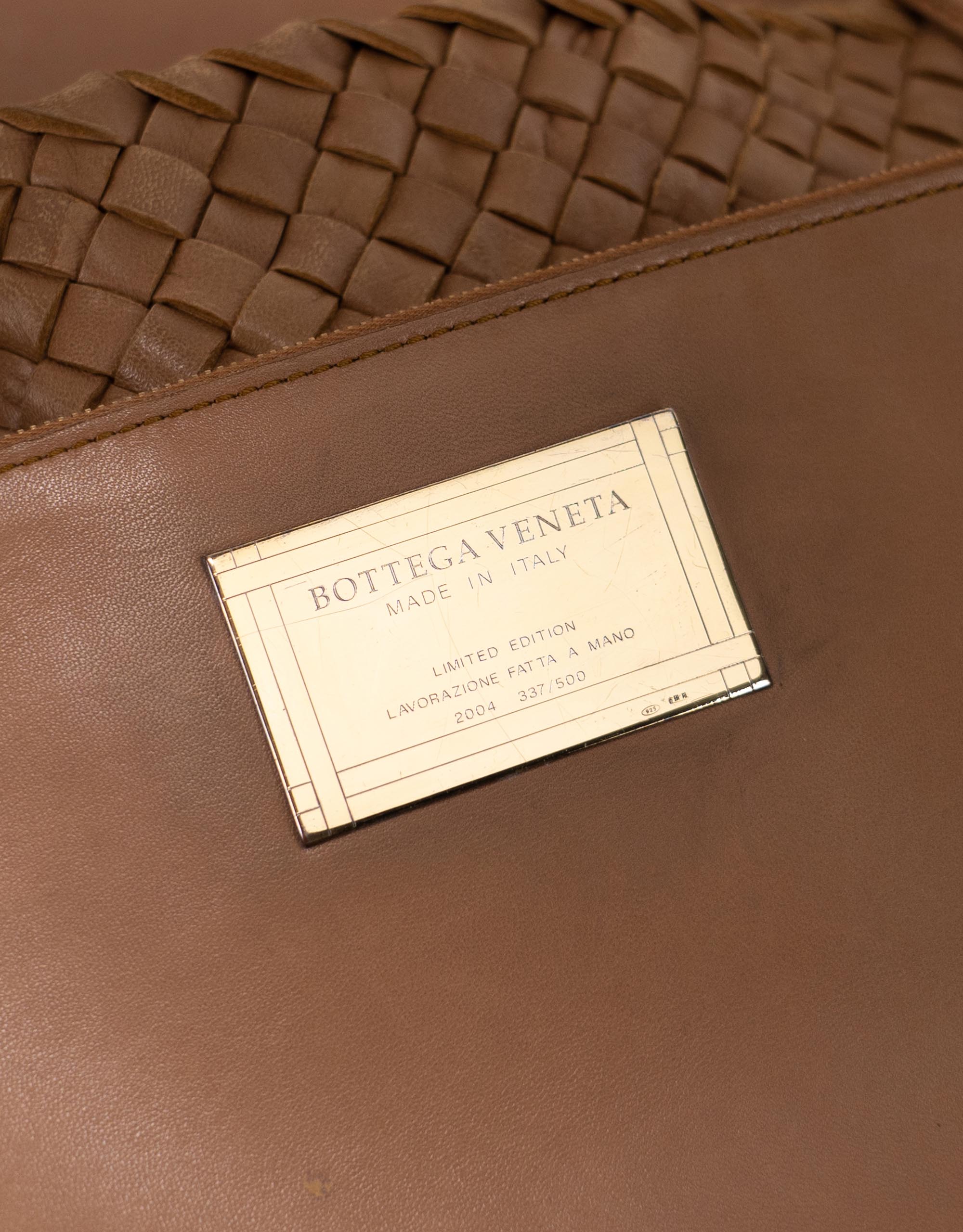 Authentic Bottega Veneta Gold Solid Leather Bag on sale at JHROP. Luxury  Designer Consignment Resale @jhrop_official