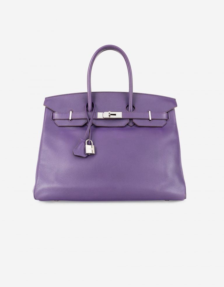 Hermès Birkin 35 Swift Iris Front