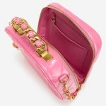 Pre-owned Chanel bag Vanity Case Medium Patent Pink Pink | Sell your designer bag on Saclab.com