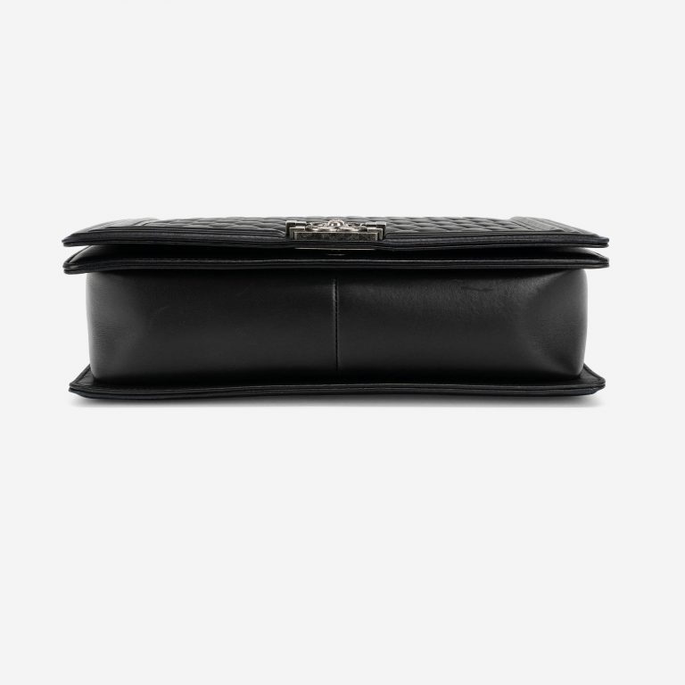 Pre-owned Chanel bag Boy Large Lamb Black Black | Sell your designer bag on Saclab.com