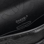 Chanel 2.55 226 So Black Aged Calfskin Logo inside