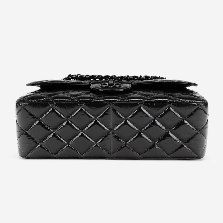 Gebrauchte Chanel Tasche Timeless Jumbo Patent So Black Black | Verkaufen Sie Ihre Designer-Tasche auf Saclab.com