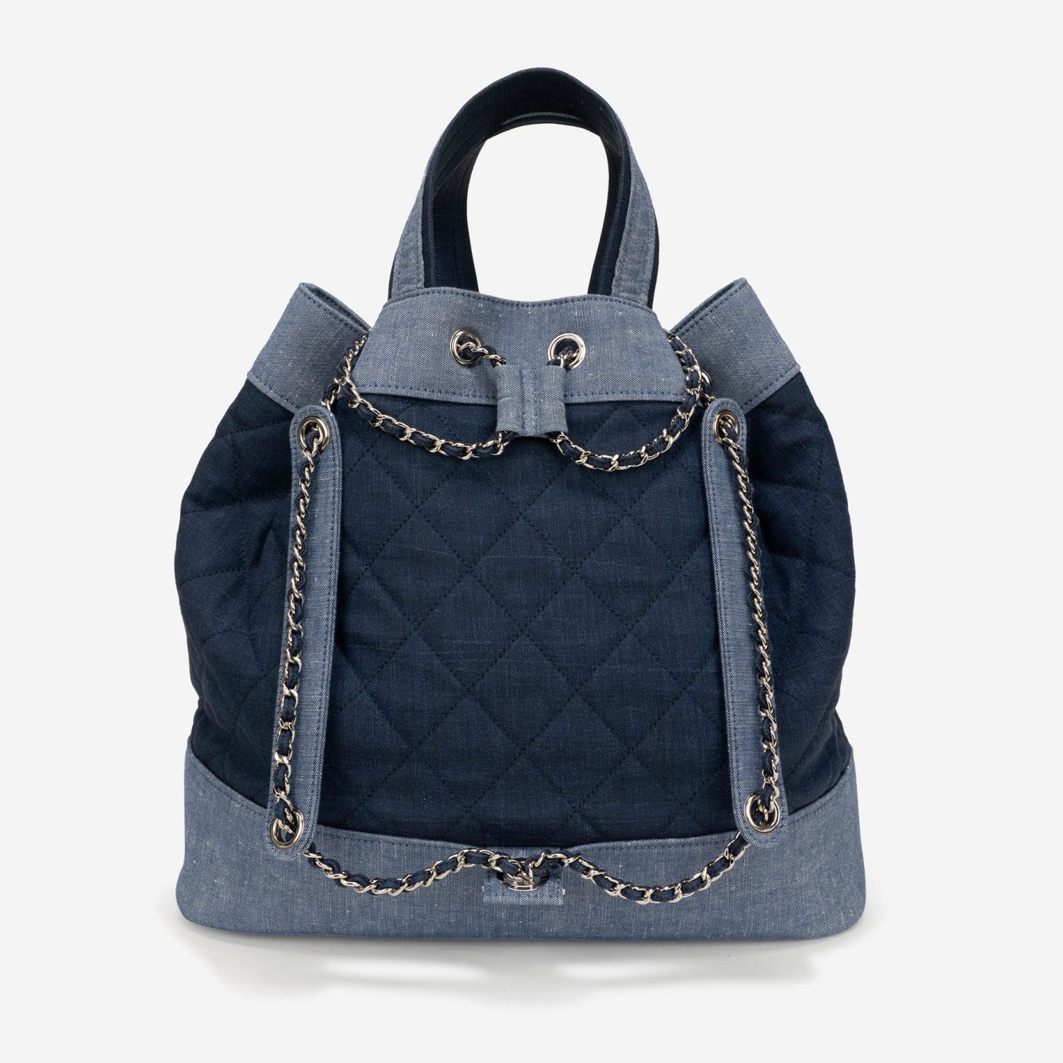Chanel Backpack Denim Blue SACLÀB