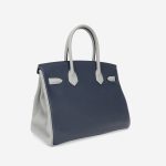 Hermès Birkin 30 HSS Togo Blue Encre / Gris Mouette Blue  | Sell your designer bag on Saclab.com
