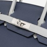Hermès Birkin 30 Blue Encre Gris Mouette HSS Clasp