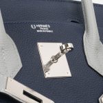 Hermès Birkin 30 Blue Encre Gris Mouette HSS Hardware