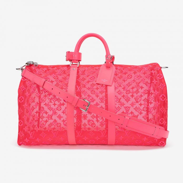 Louis Vuitton Keepall Large Mesh Monogram Pink SACLAB