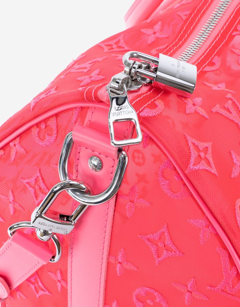 Louis Vuitton Keepall 50 Pink Mesh See Through Hardware