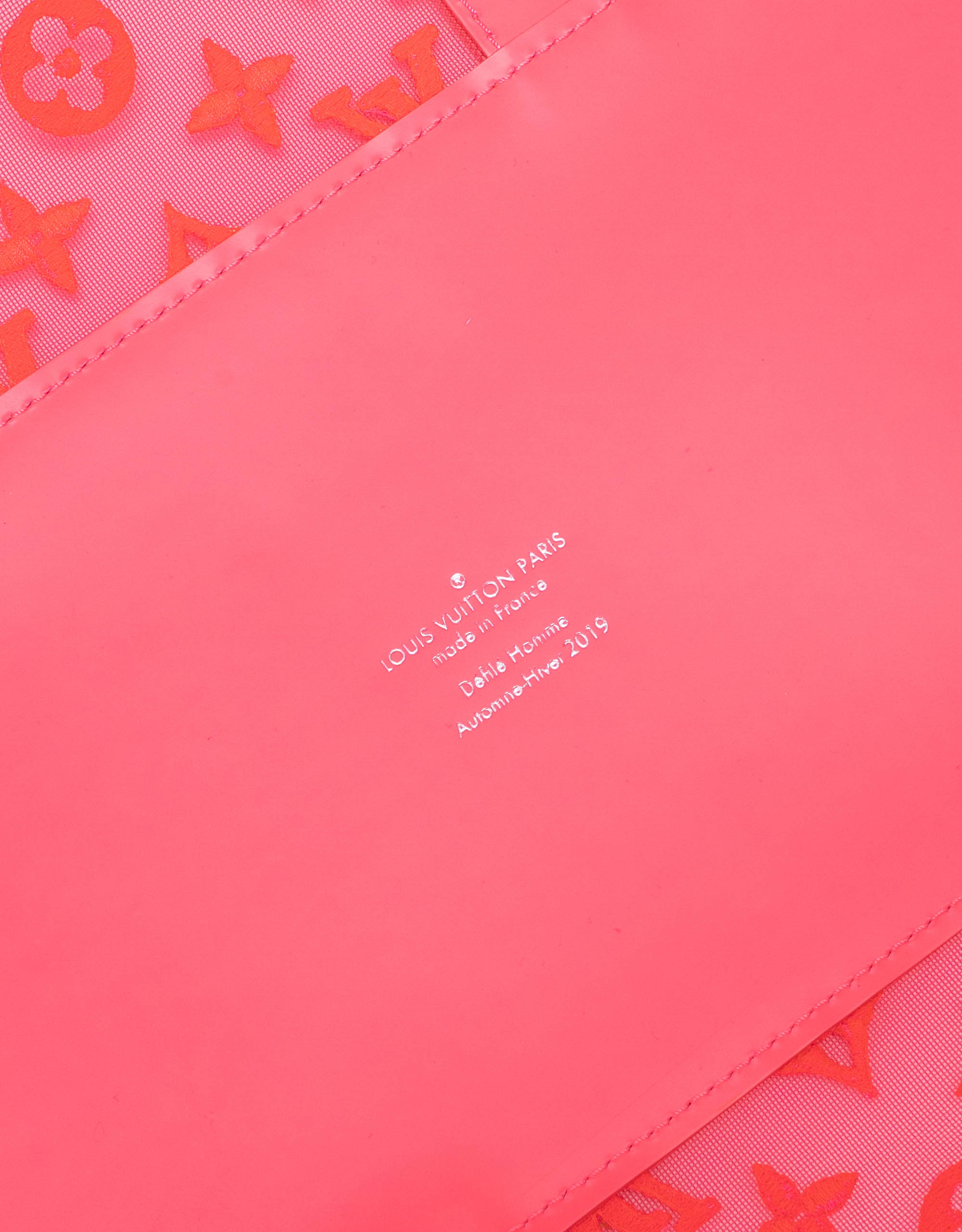 Louis Vuitton Pink, Orange, And Brown Monogram Roses Keepall 50