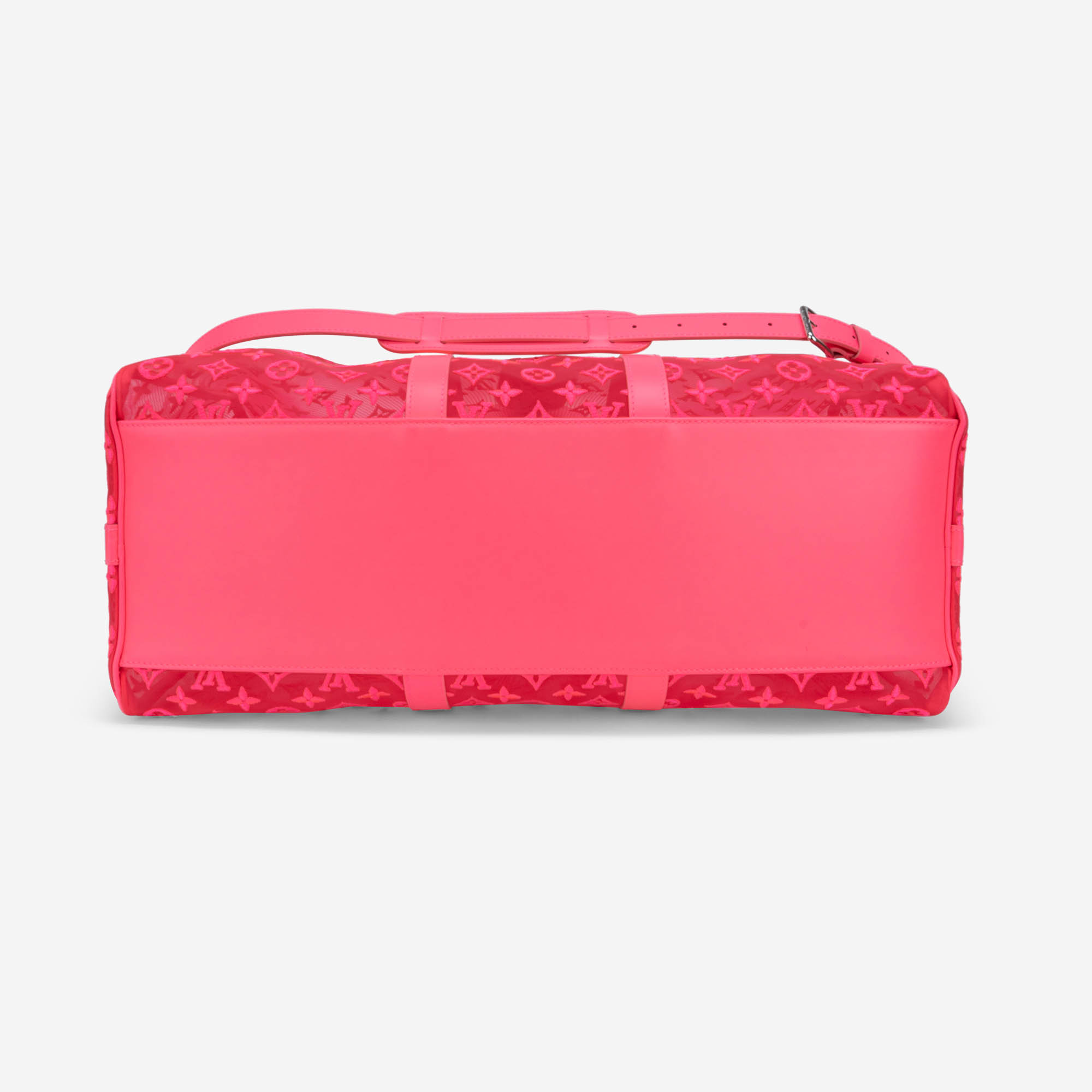 Louis Vuitton Keepall Bandouliere Monogram Mesh 50 Pink in Mesh