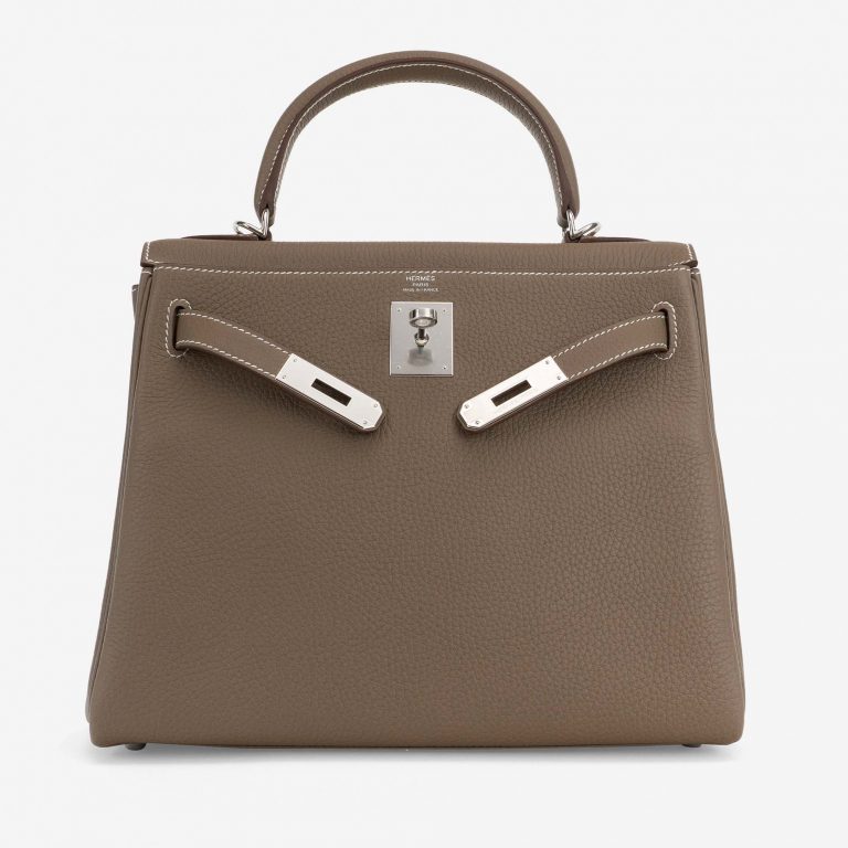 Hermès Kelly 28 Clemence Etoupe