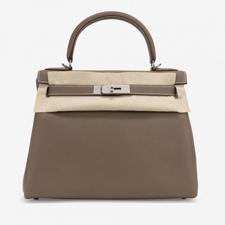 Hermès Kelly 28 Clemence Etoupe