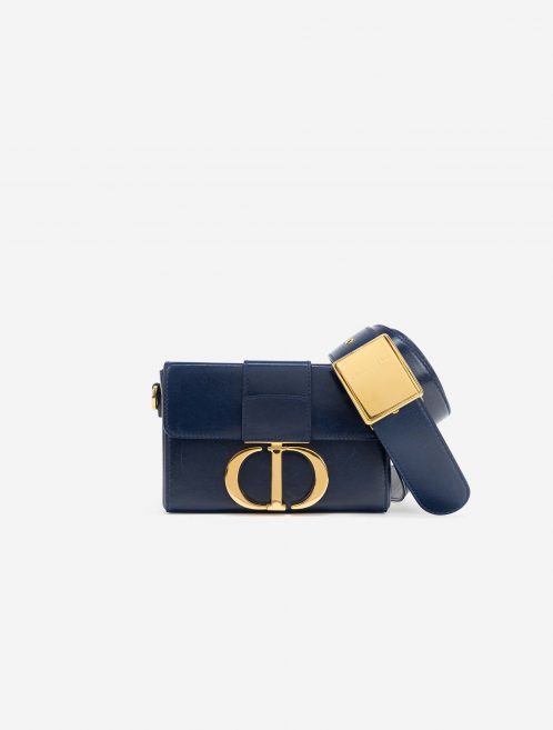 Dior 30 Box Montaigne Petit Agneau Bleu Indigo