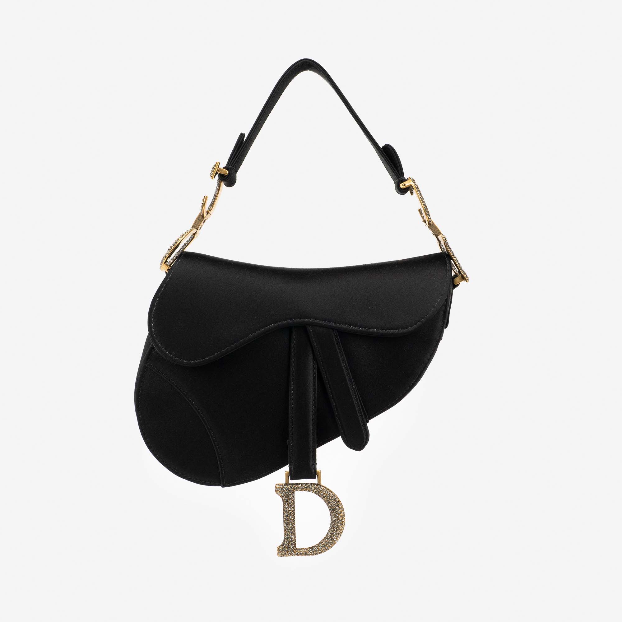Dior Lady Dior Swarovski Satin Mini Bag  Labellov  Buy and Sell Authentic  Luxury