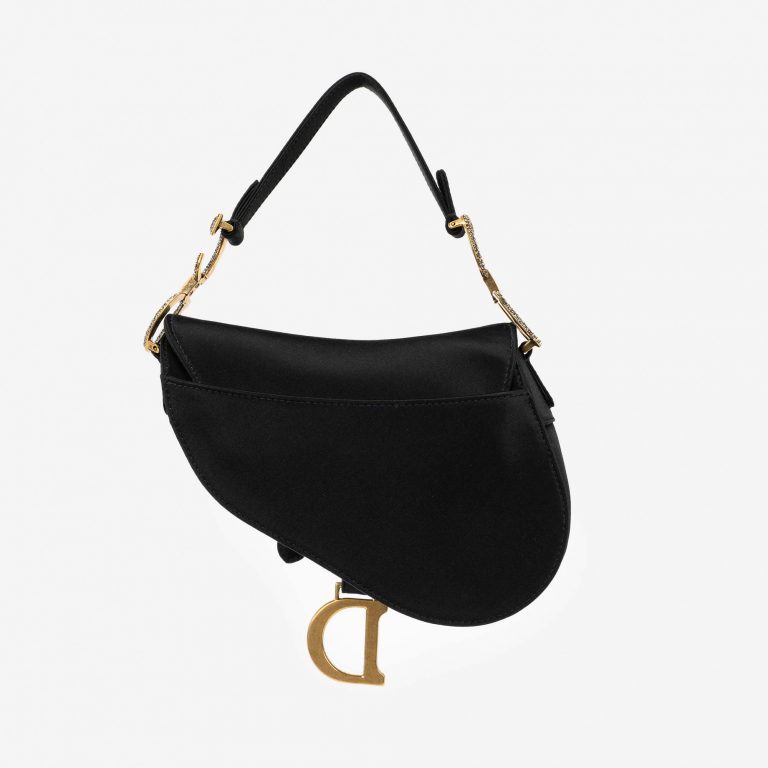 Dior Saddle Mini Satin / Swarovski Black