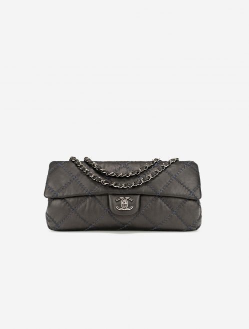 Chanel Timeless Baguette-Tasche Lammleder Graphite