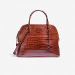 Hermès Bolide 31 Porosus Crocodile Brown