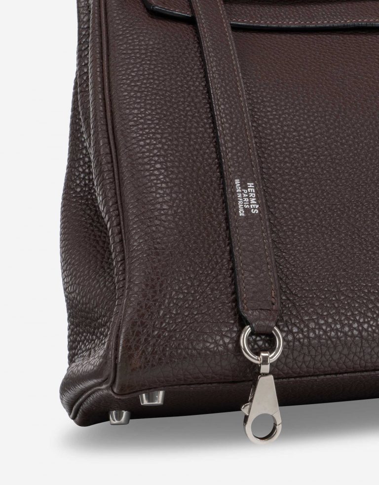 Hermès Kelly 35 Clemence Chocolate