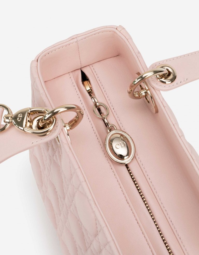 Dior Lady mittelgroße Tasche Kalbsleder Rosa