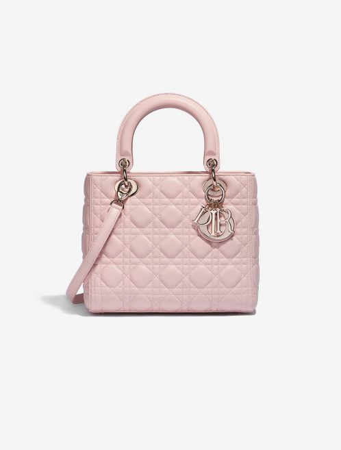 Dior Lady Medium Calf Rose