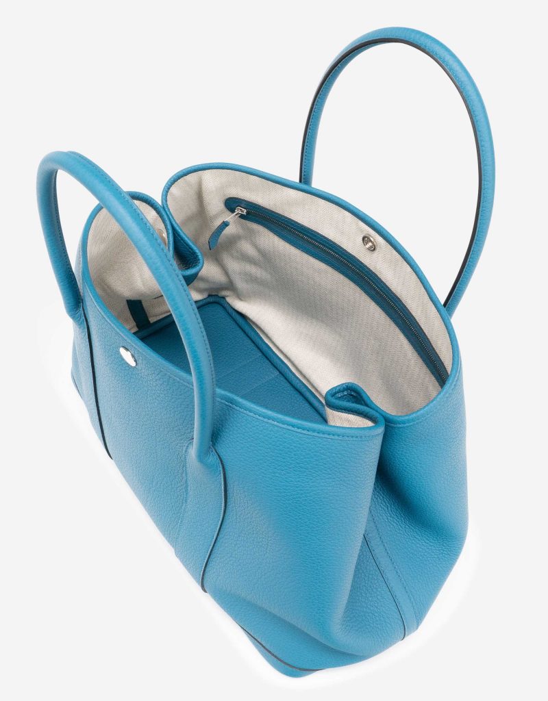 Hermès Garden Party Medium Negonda Blue SACLÀB
