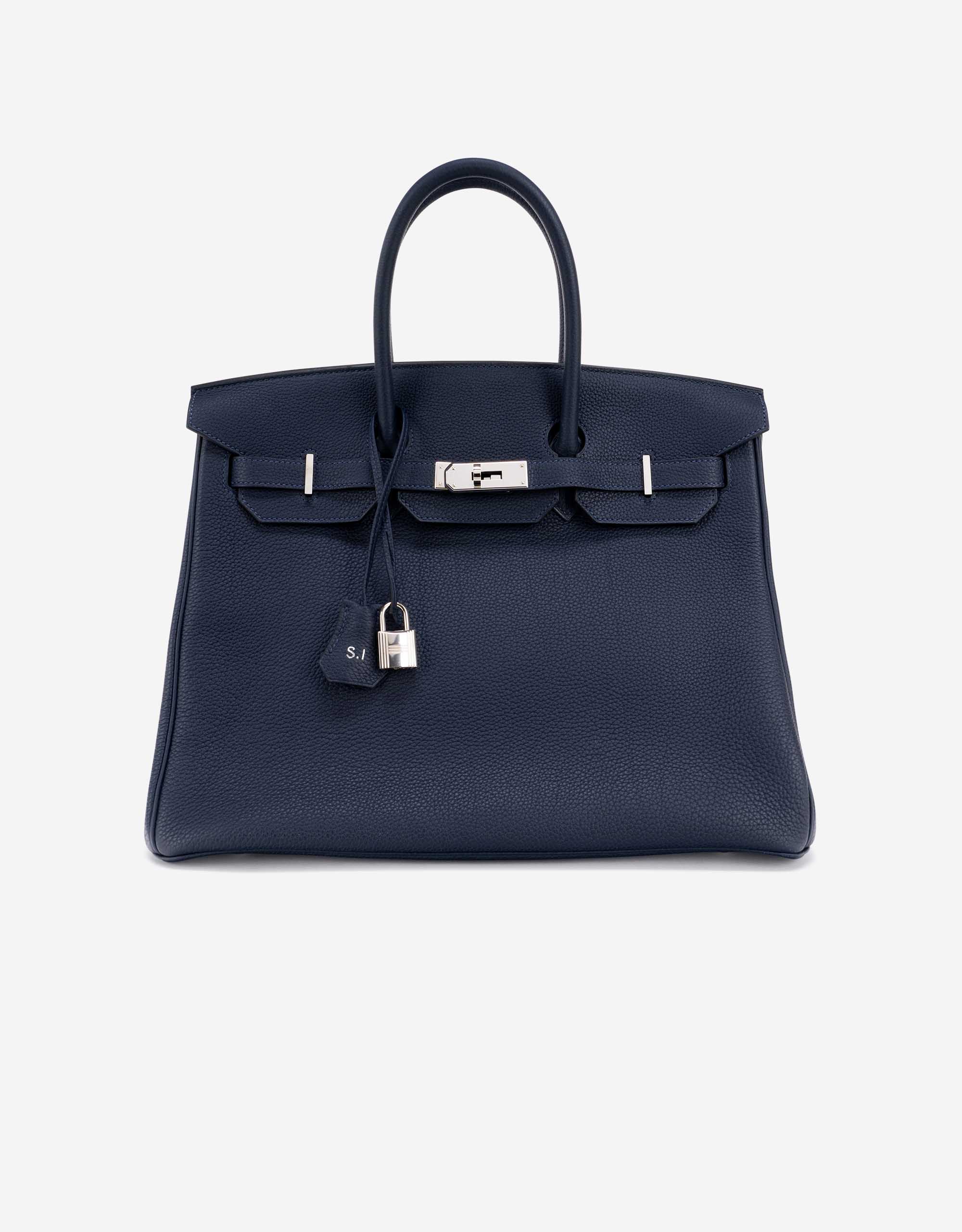 Hermes birkin blue nuit sale