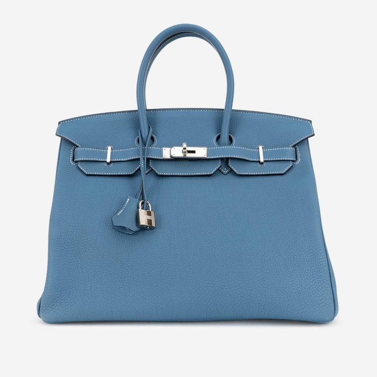 Hermès Birkin 35 Togo Blue Jean