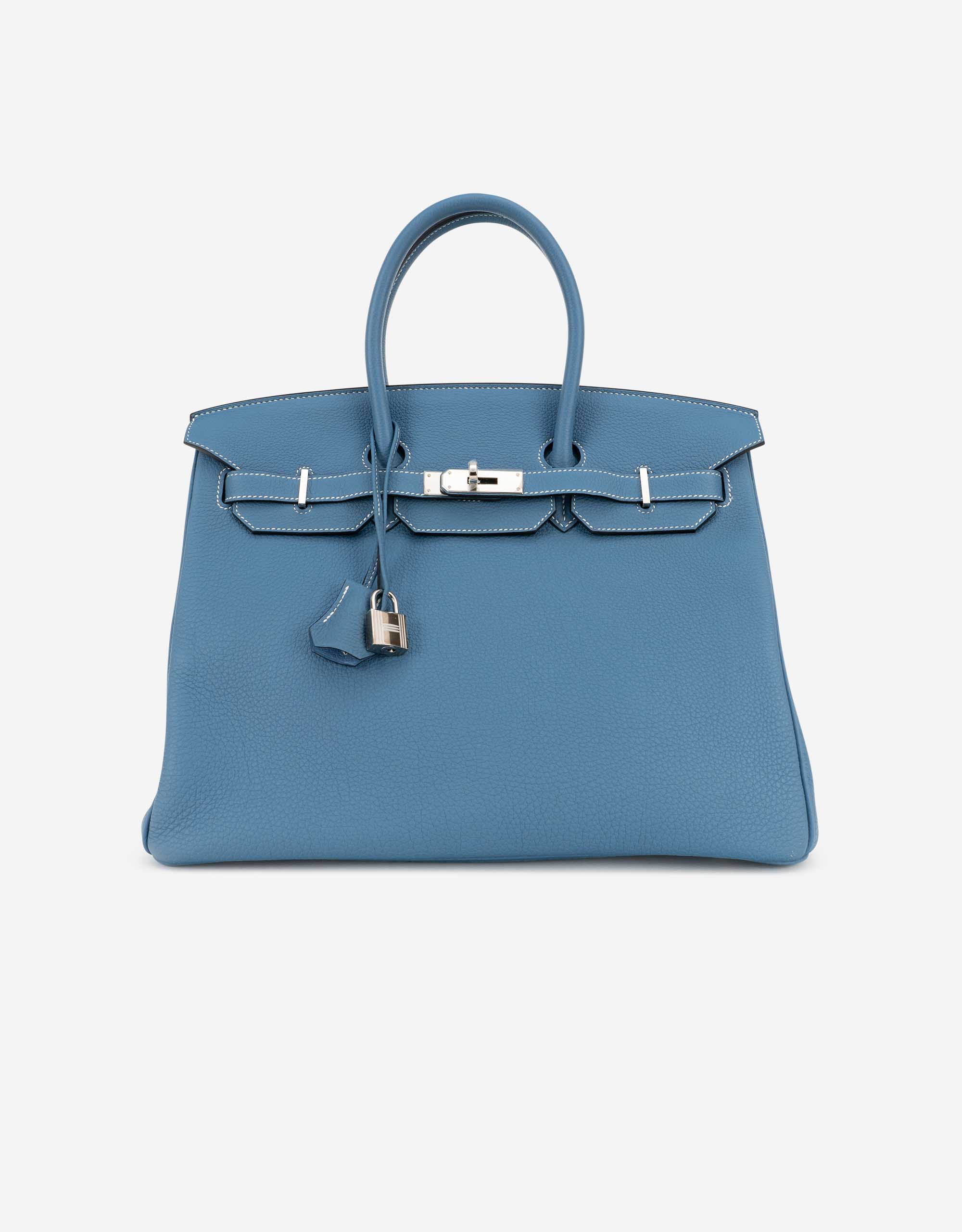 Hermès Birkin 35 Togo Blue Jean | SACLÀB