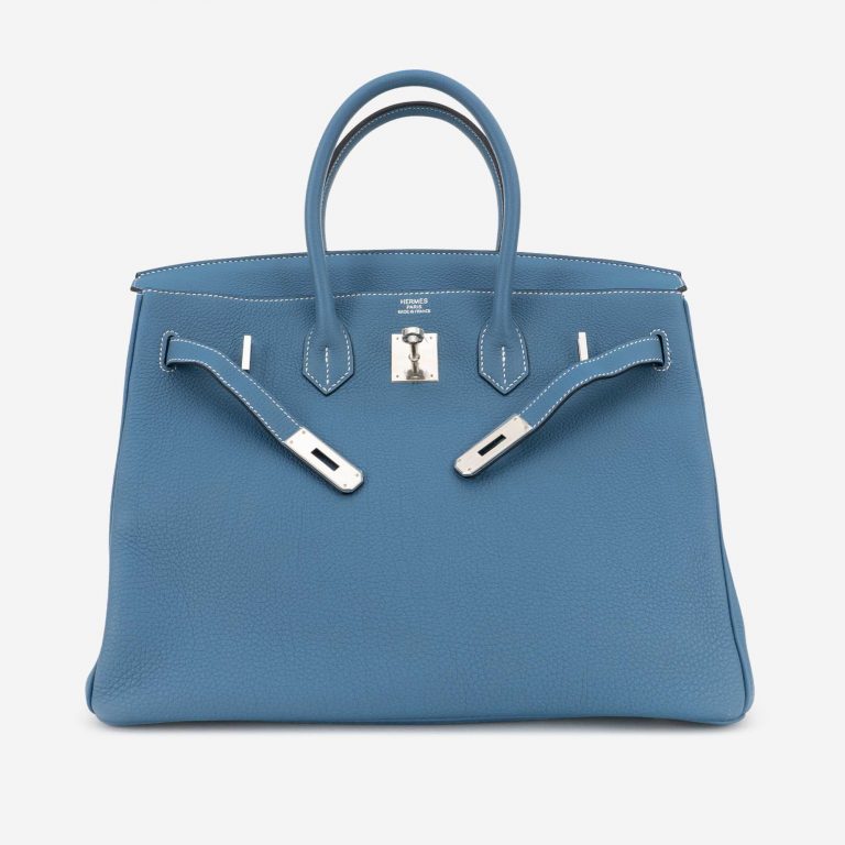 Hermès Birkin 35 Togo Blue Jean