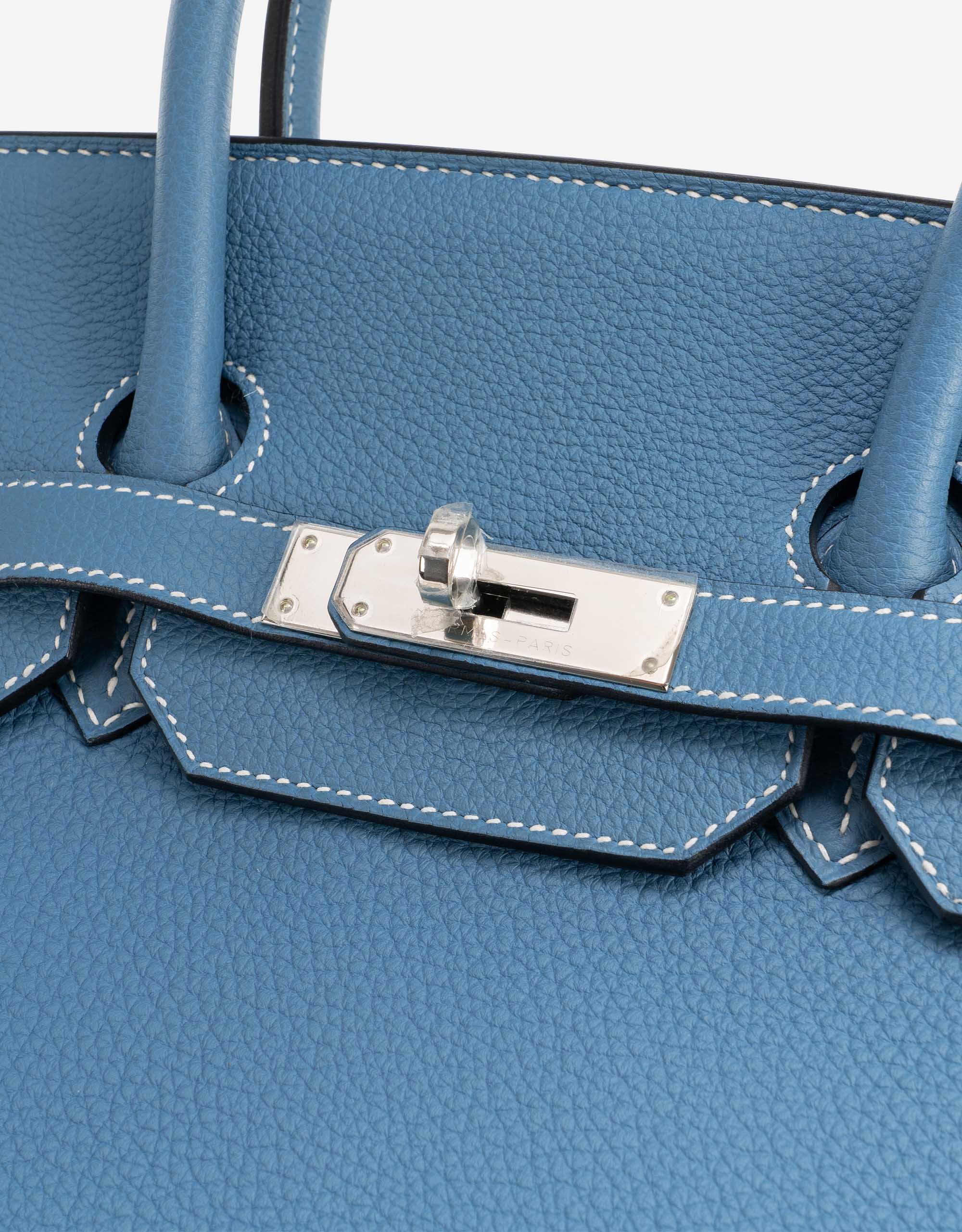 Hermès Birkin 30 Swift Blue Jean Bag