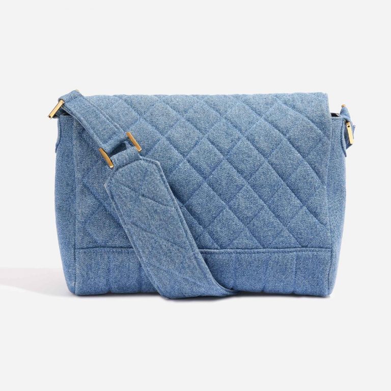 Chanel Vintage Flap Medium Denim Blue