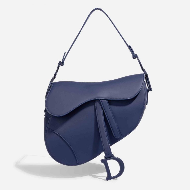 Dior Saddle Medium Calf Blue