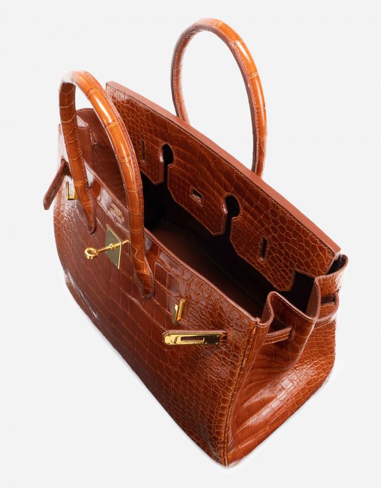 Hermès Birkin 35 Alligator Mississippi Marron