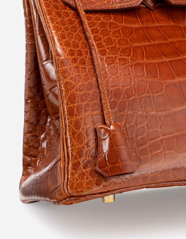 Hermès Birkin 35 Alligator Mississippi Marron