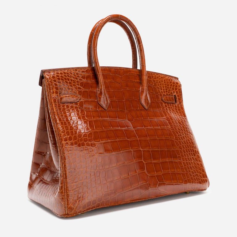 Hermès Birkin 35 Alligator Mississippi Marron