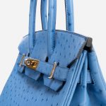 Hermès Birkin 30 Ostrich Blue Mykonos