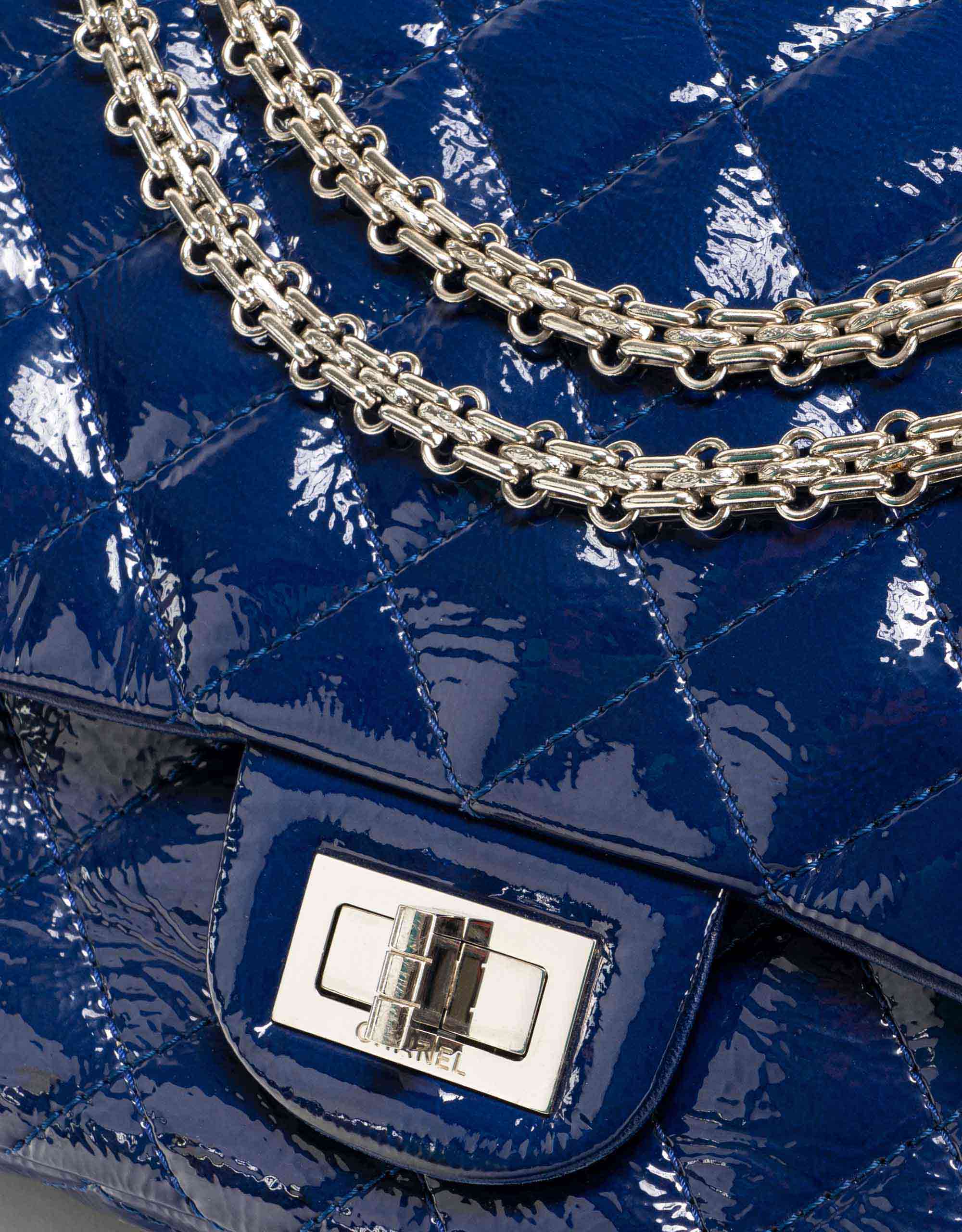 Chanel 2.55 227 Reissue Patent Leather Blue