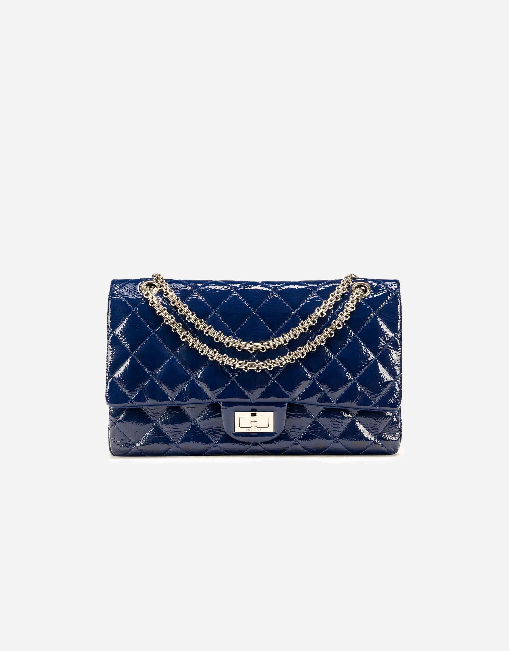Chanel 2.55 227 Reissue Patent Leather Blue | SACLÀB