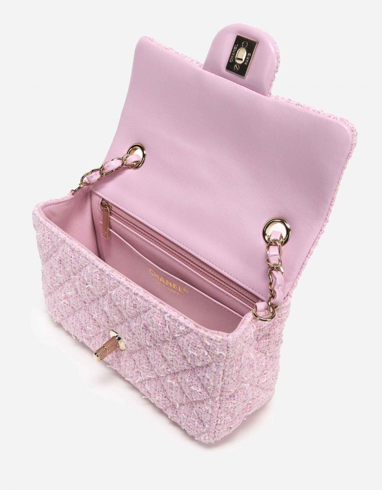 Chanel Timeless Mini Rectangular Tweed Pink