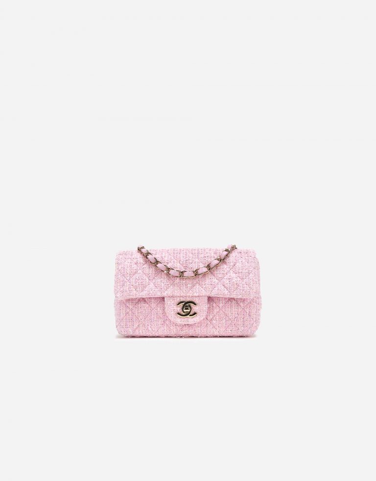 Chanel Timeless Mini Rectangular Tweed Pink