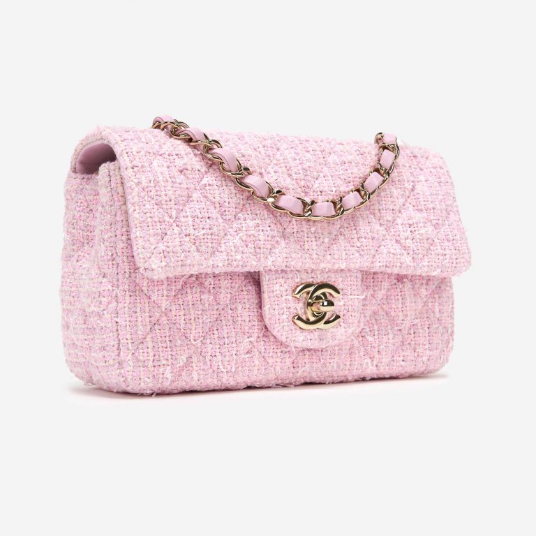 Chanel Timeless Mini Rectangular Tweed Pink