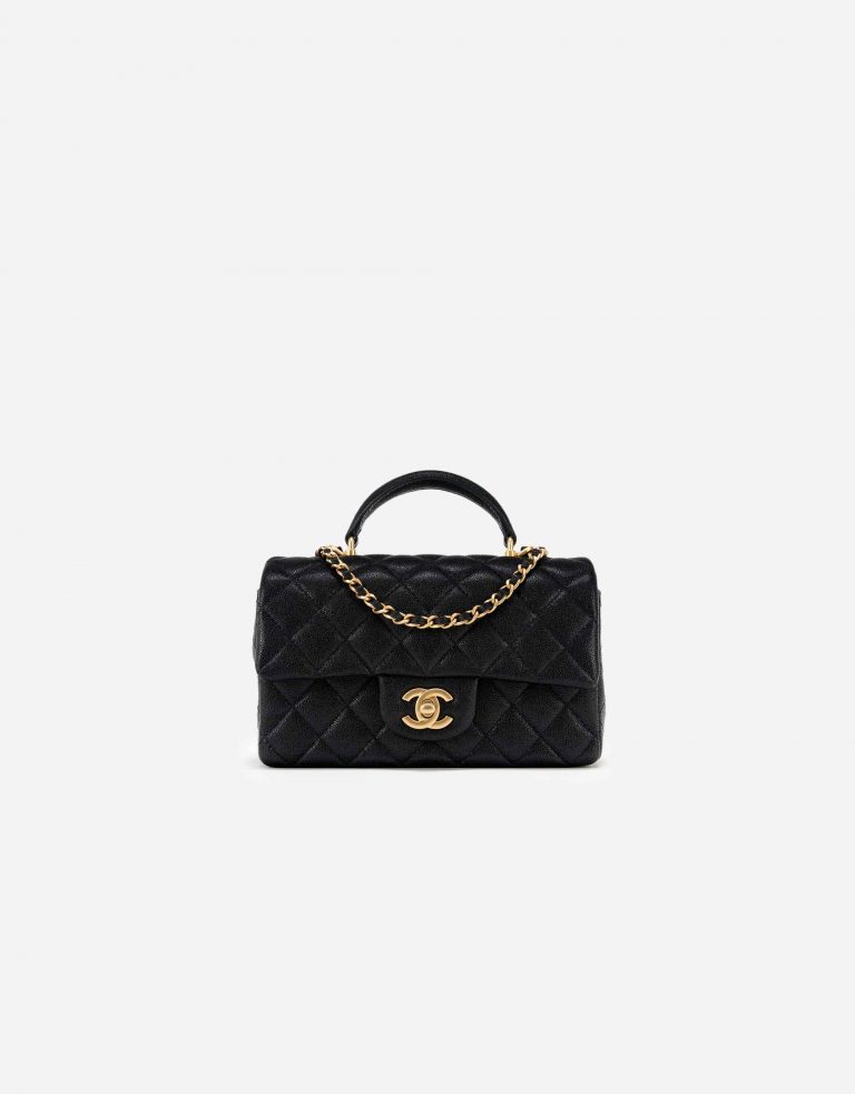 Chanel Timeless Mini Handle Caviar Black