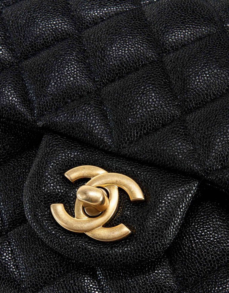 Chanel Timeless Handle Mini-Tasche Caviar-Leder Schwarz