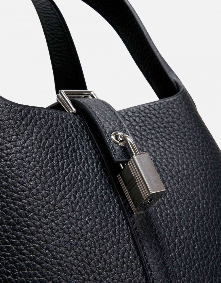 Hermès Picotin 18 Clemence Black