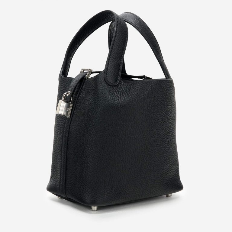 Hermès Picotin 18 Clemence Black