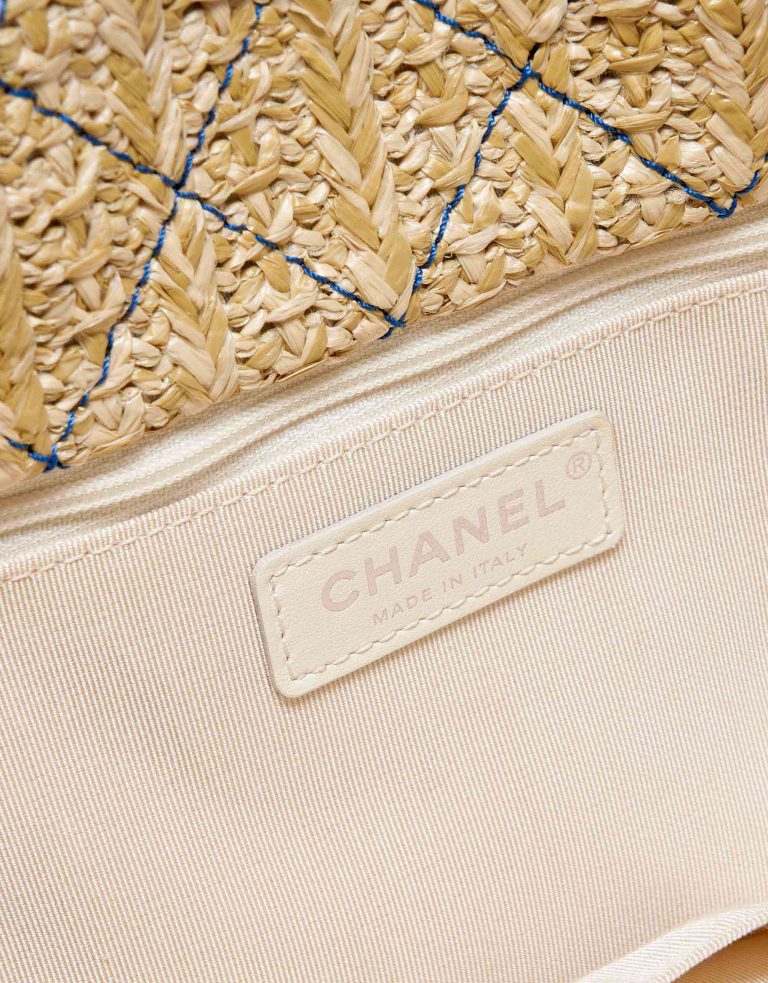 Chanel Shopper PVC / Straw Blue / Transparent